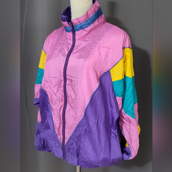 Vintage Olympic exposure windbreaker size M - Picture 2 of 7